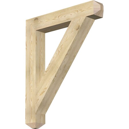 Ekena Millwork Traditional Craftsman Rough Sawn Bracket, Douglas Fir, 6"W x 40"D x 48"H BKT06X40X48TRA04RDF